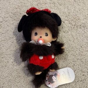 Cute Plush Doll with Red Outfit